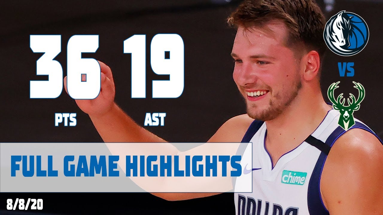 Luka Doncic (36-14-19 🤯) Highlights vs Milwaukee Bucks
