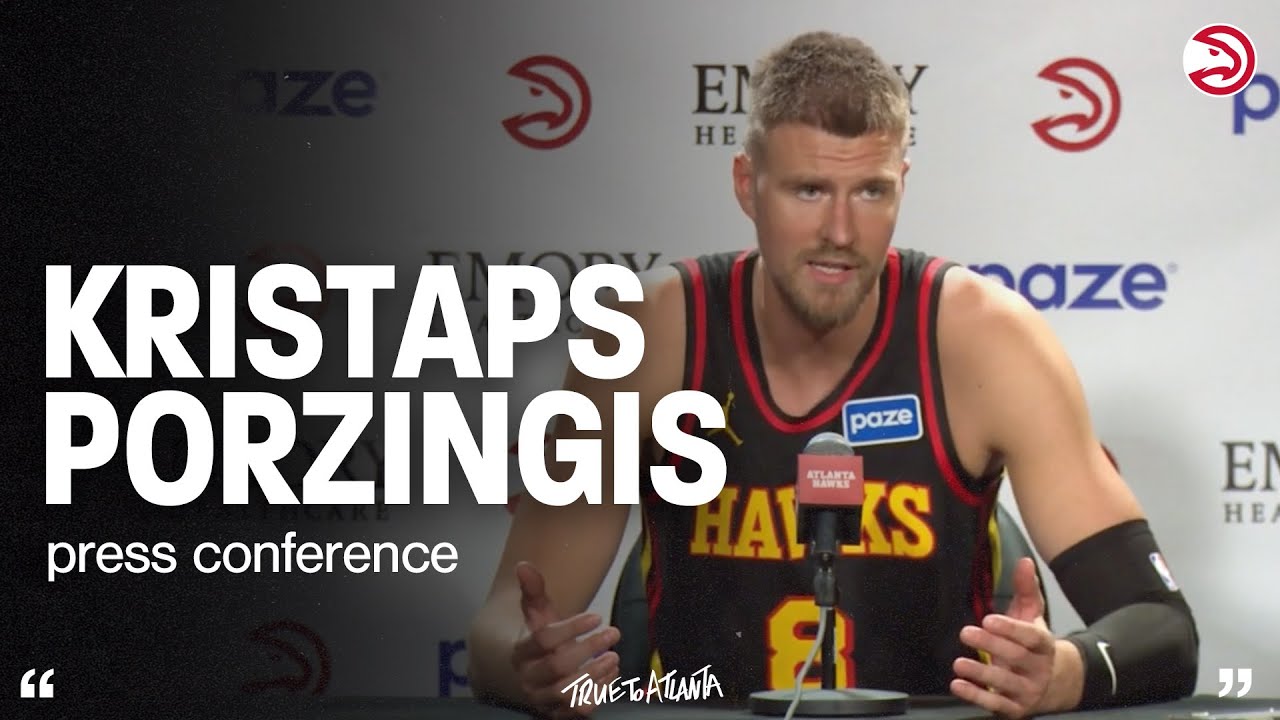 Kristaps Porzingis Press Conference | Atlanta Hawks Media Day 2025