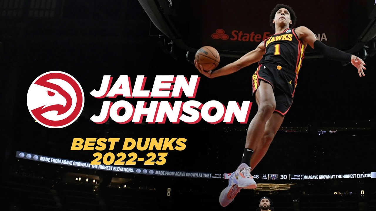 Jalen Johnson Top Dunks | Atlanta Hawks 2022-23 Season background