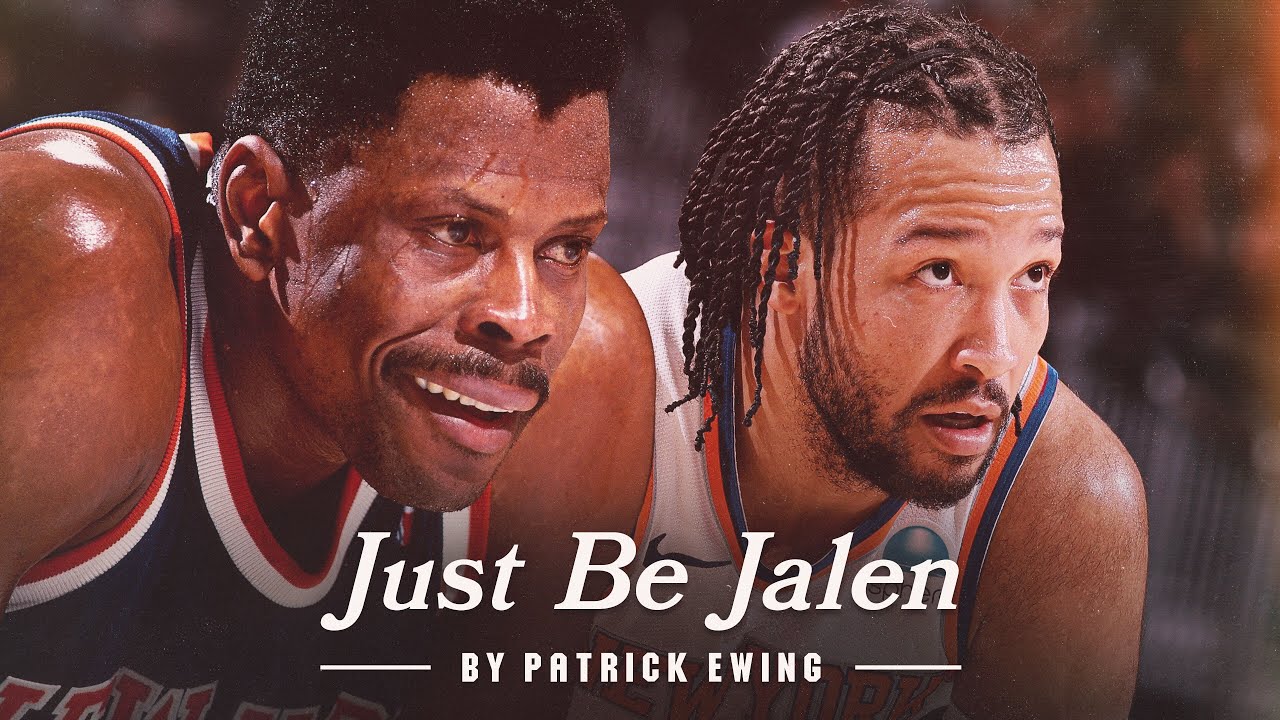 Patrick Ewing voices touching tribute to Jalen Brunson after being named Knicks team captain background