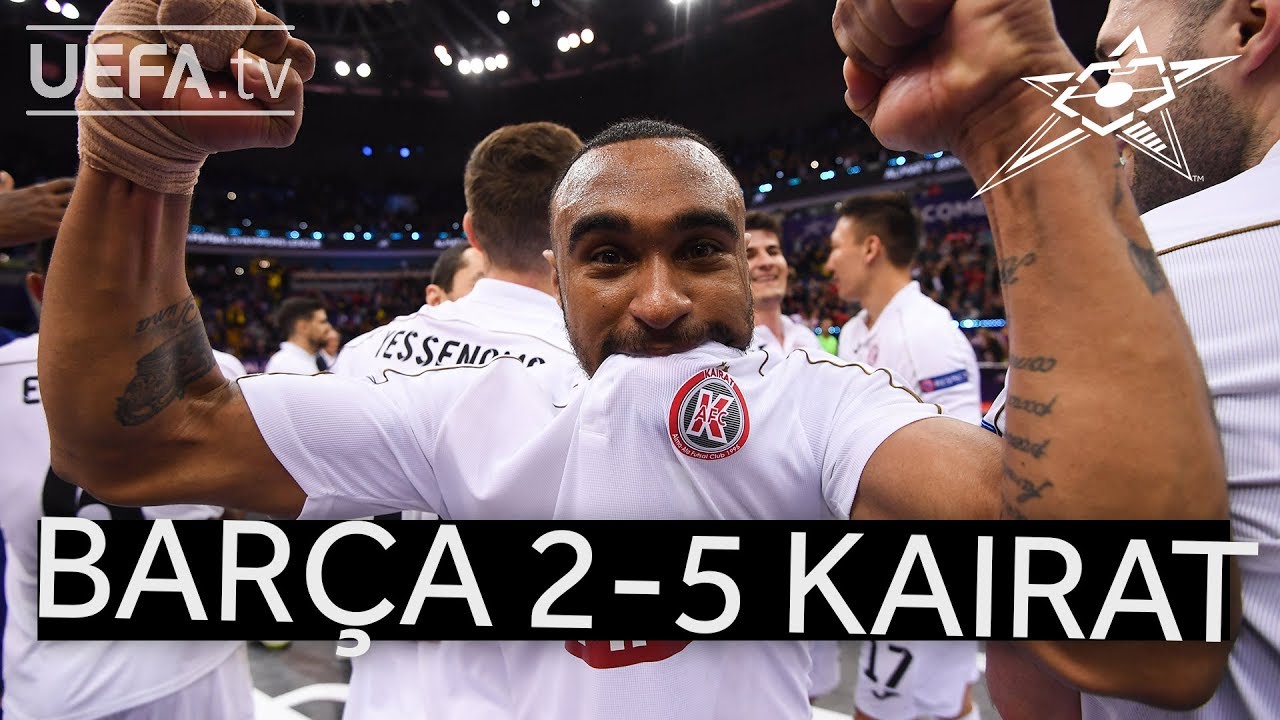 UEFA Futsal Champions League Highlights: Barça 2 v 5 Kairat
