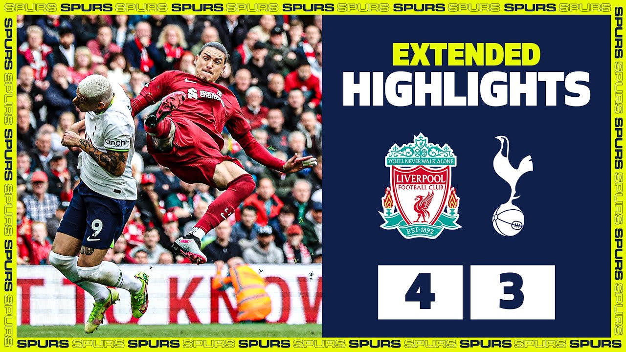 LIVERPOOL 4-3 SPURS | EXTENDED HIGHLIGHTS