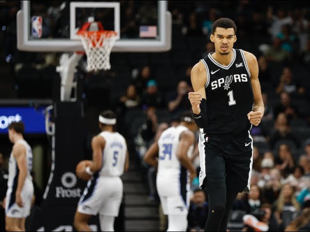 Highlights: Victor Wembanyama's 21 PTS, 8 REB vs Orlando | 2023-24 San Antonio Spurs background