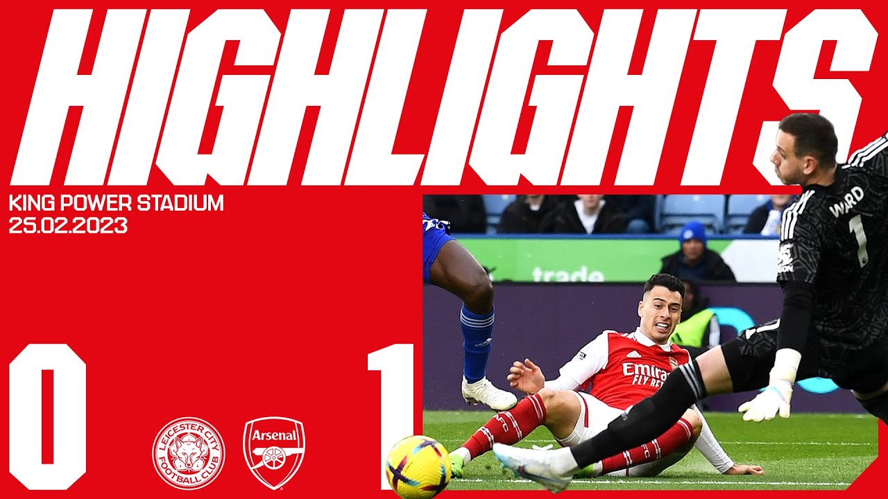 HIGHLIGHTS | Leicester City vs Arsenal (0-1) | Martinelli scores winner! background