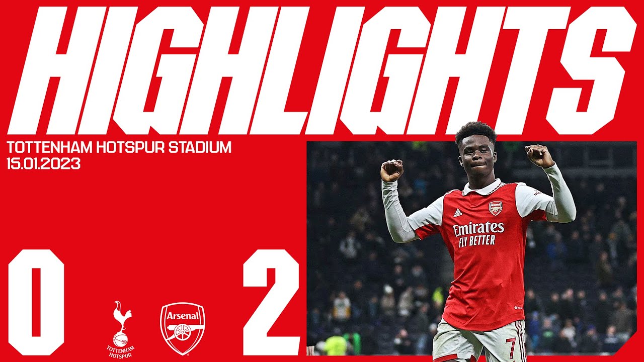 HIGHLIGHTS | Tottenham Hotspur vs Arsenal (0-2) | North London derby delight! background