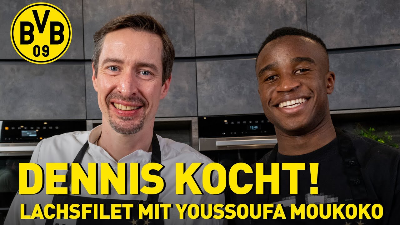 Salmon with Youssoufa Moukoko! | Cooking with Dennis
