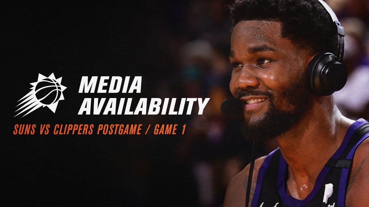 Suns vs Clippers: Game 1 Postgame Media Availability (6/20/21) background