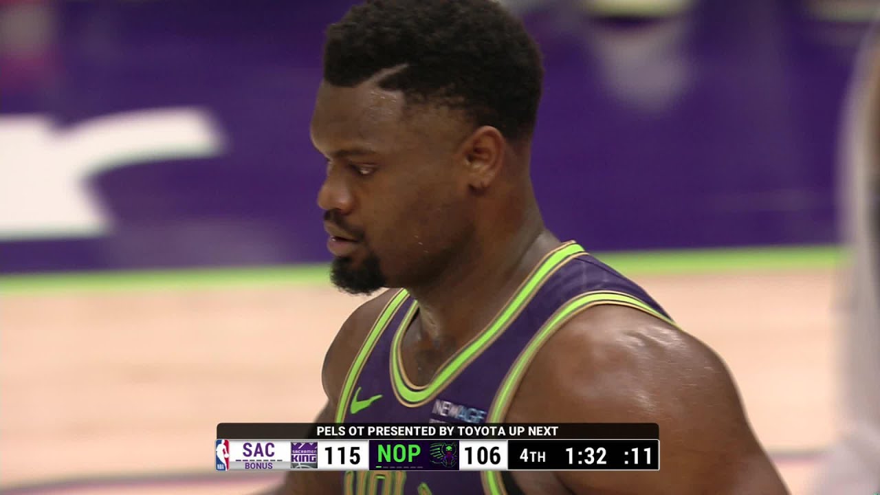 Zion Williamson Highlights vs. Sacramento Kings 2/12/25 background
