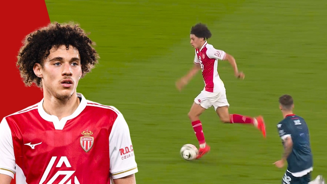 Akliouche is TOO smooth on the ball π§π«π· background