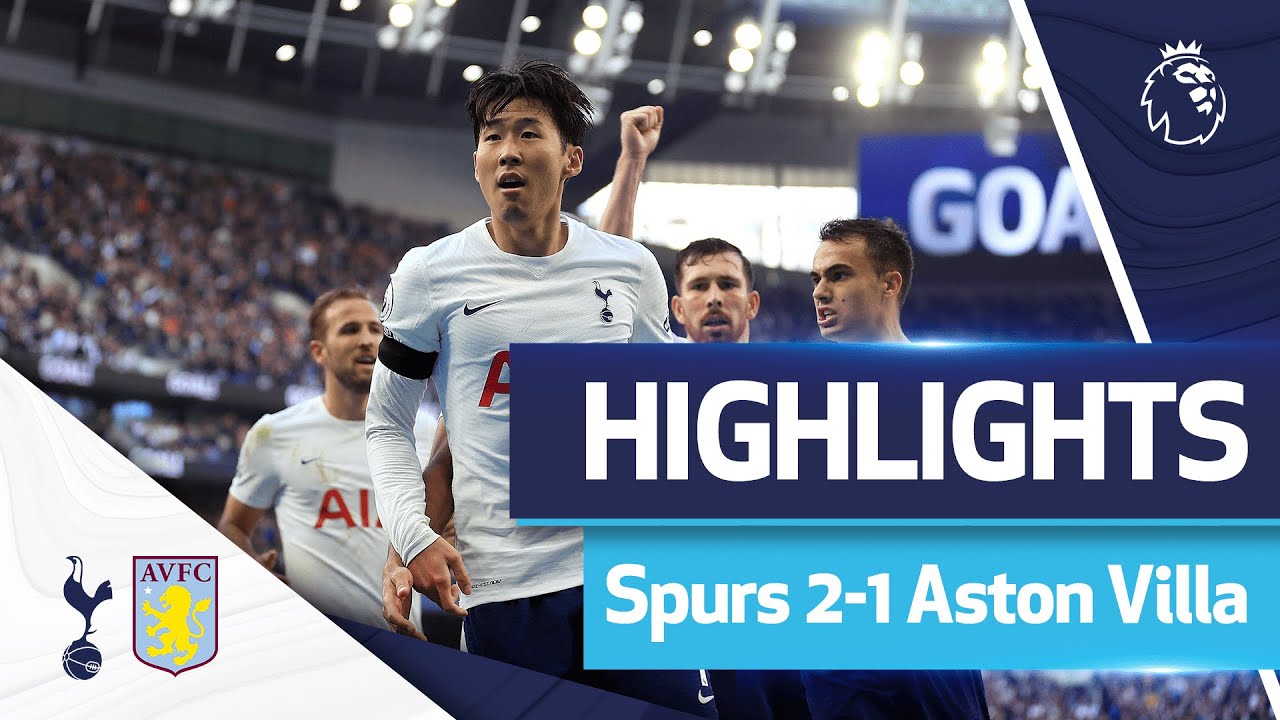 Højbjerg goal & two Son assists secure return to winning ways | Highlights: Spurs 2-1 Aston Villa background