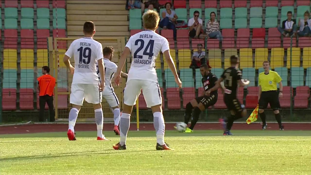 Highlights Hertha BSC vs Napoli 1-4