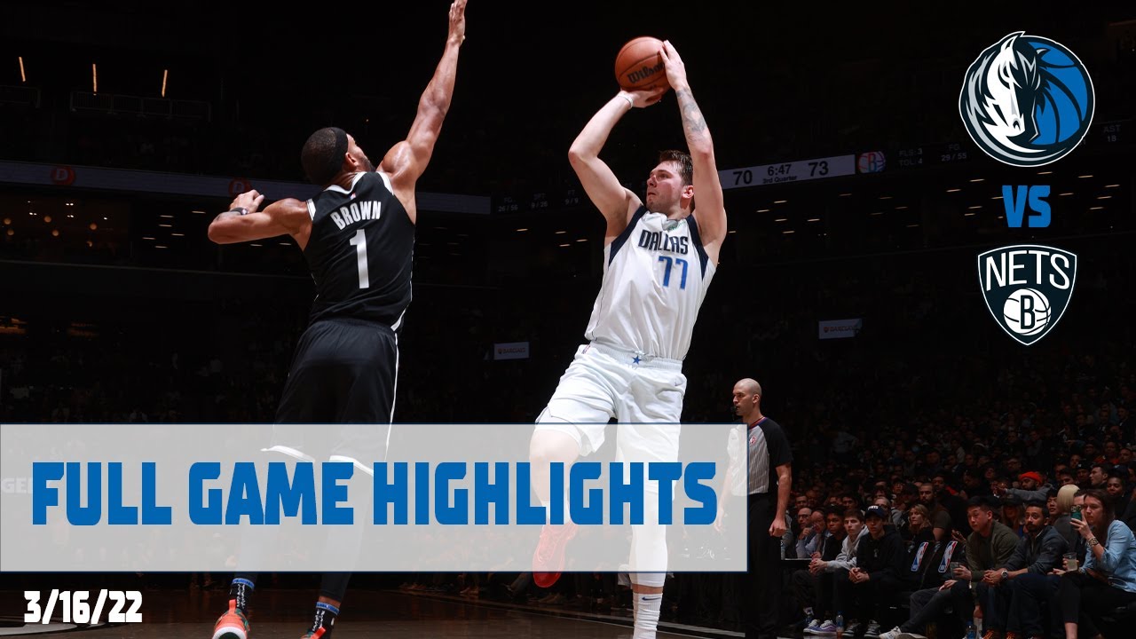 Luka Doncic (37 points) Highlights vs Brooklyn Nets background