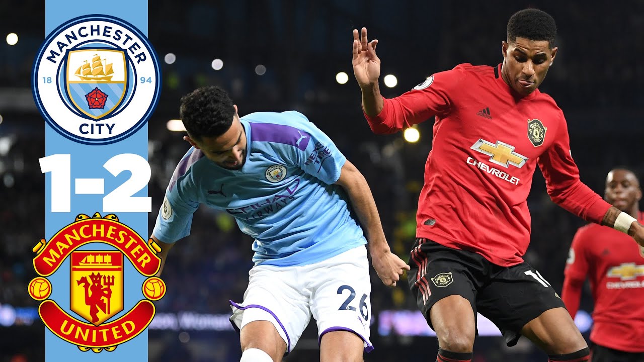 HIGHLIGHTS | MAN CITY 1-2 MAN UTD | RASHFORD, MARTIAL, OTAMENDI background