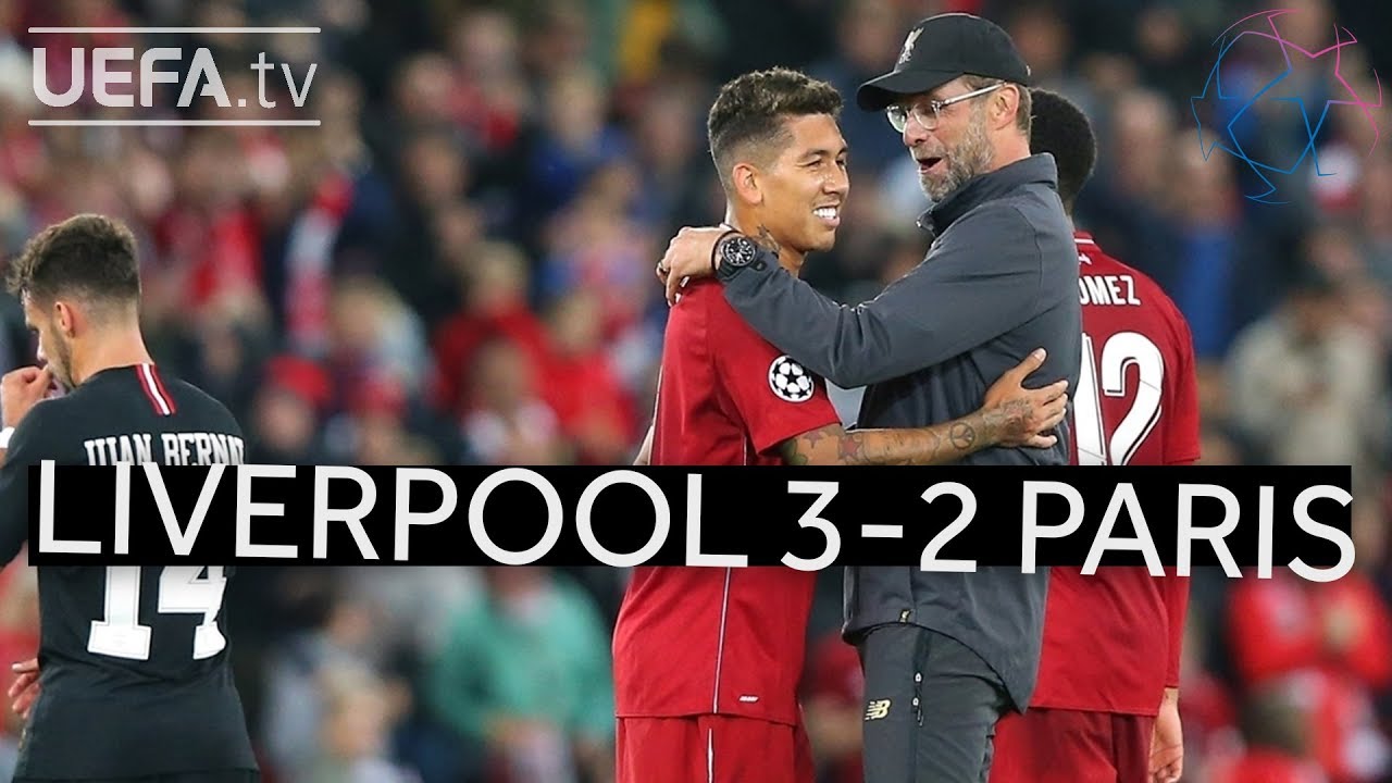 LIVERPOOL 3-2 PARIS #UCL HIGHLIGHTS background