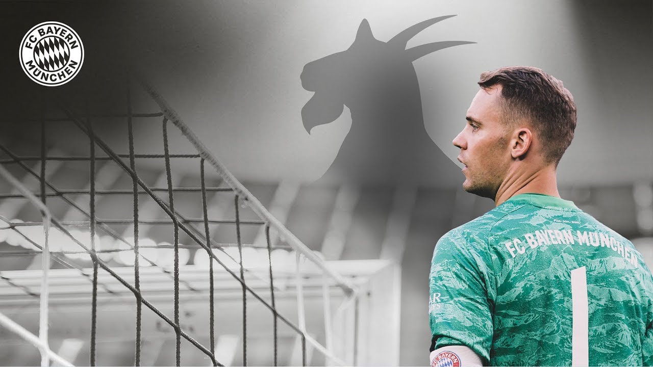 This is Manuel Neuer the GOATKEEPER background
