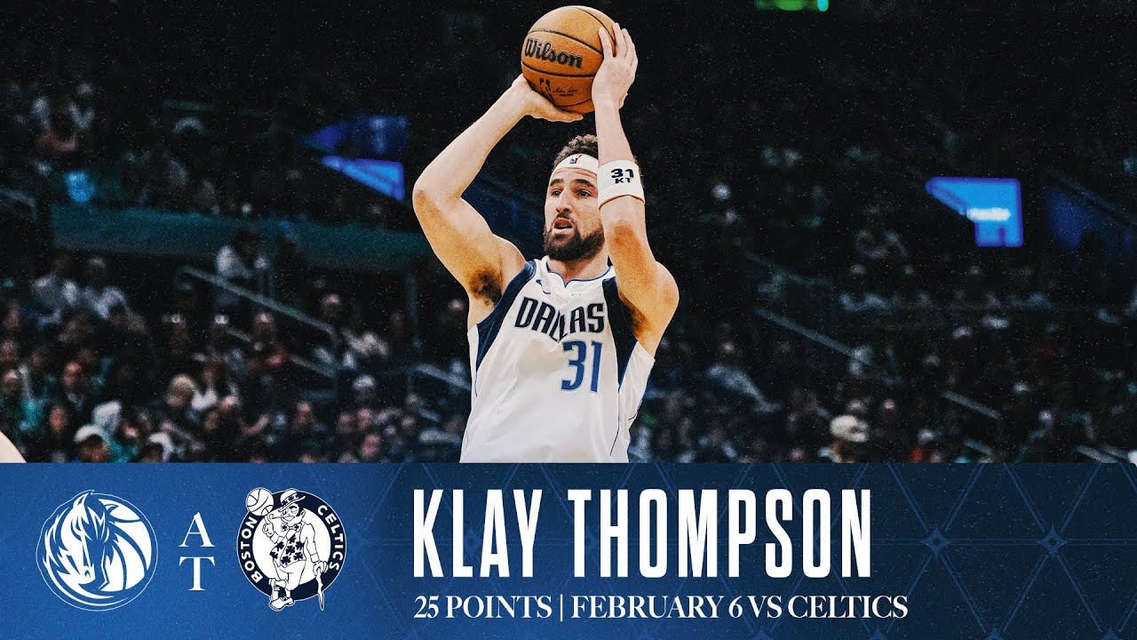 Klay Thompson (25 Points) Highlights vs. Boston Celtics | February 6, 2025 background