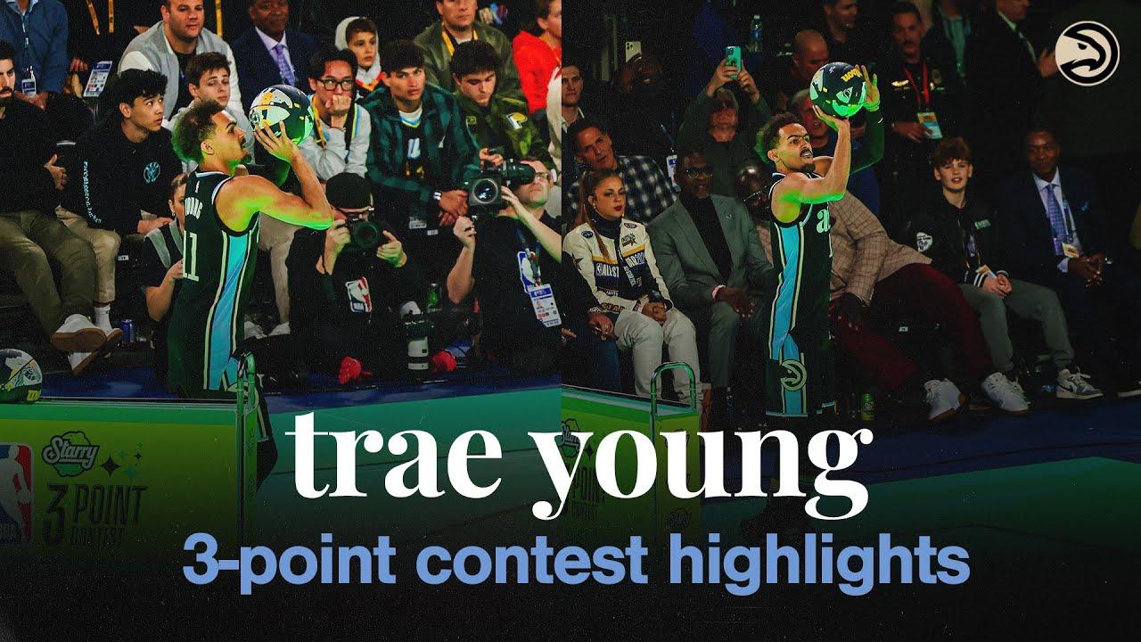 Trae Young 3-Point Contest Runner-Up | Full Highlights | NBA All Star 2024 background