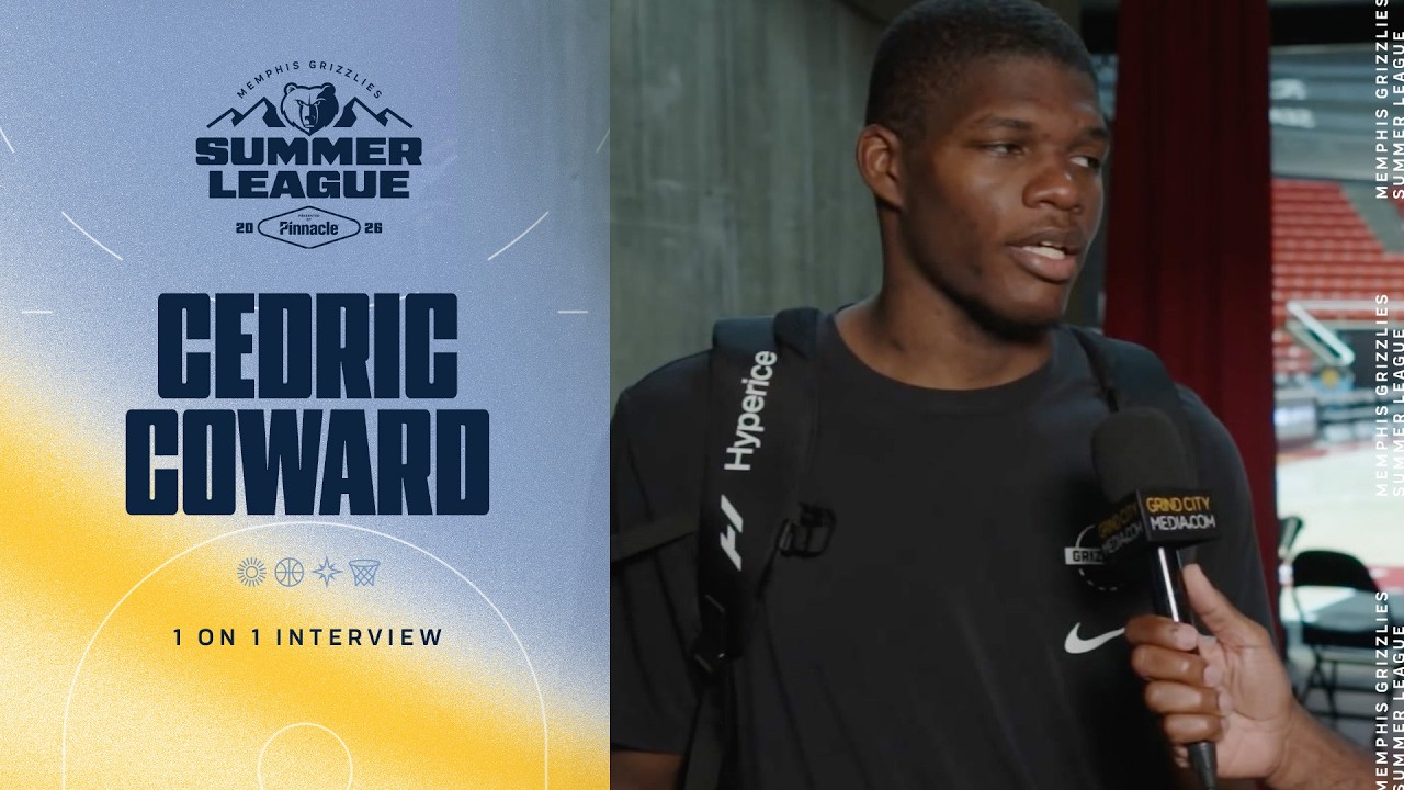 Cedric Coward 1 on 1 Interview | Grizzlies vs. Jazz