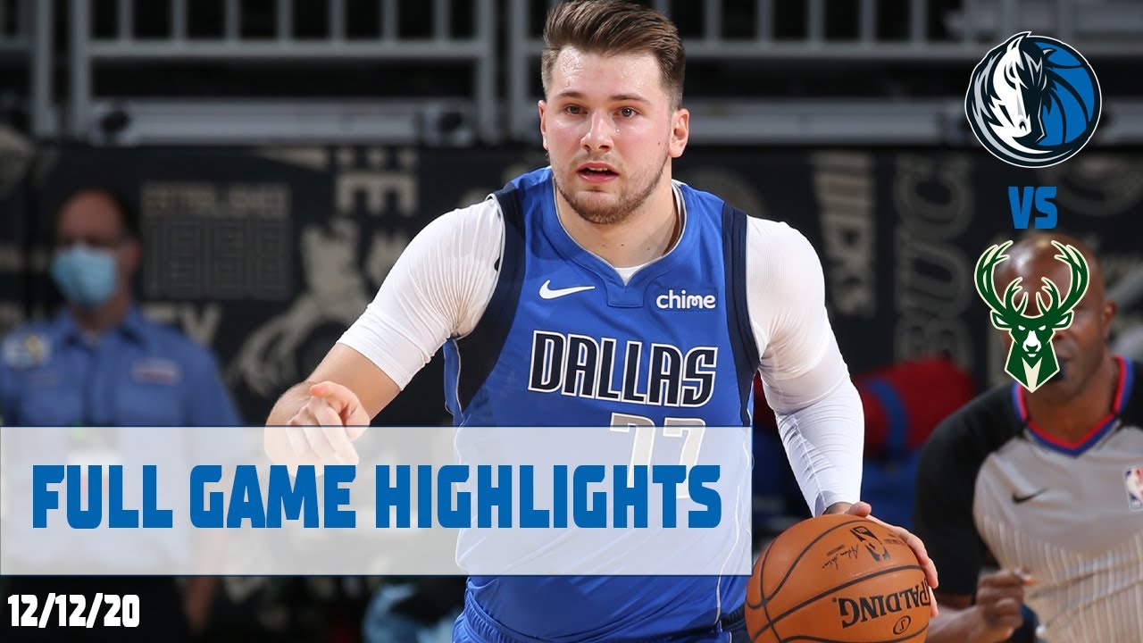 Luka Doncic (13 points, 4 assists) Highlights vs. Milwaukee Bucks background