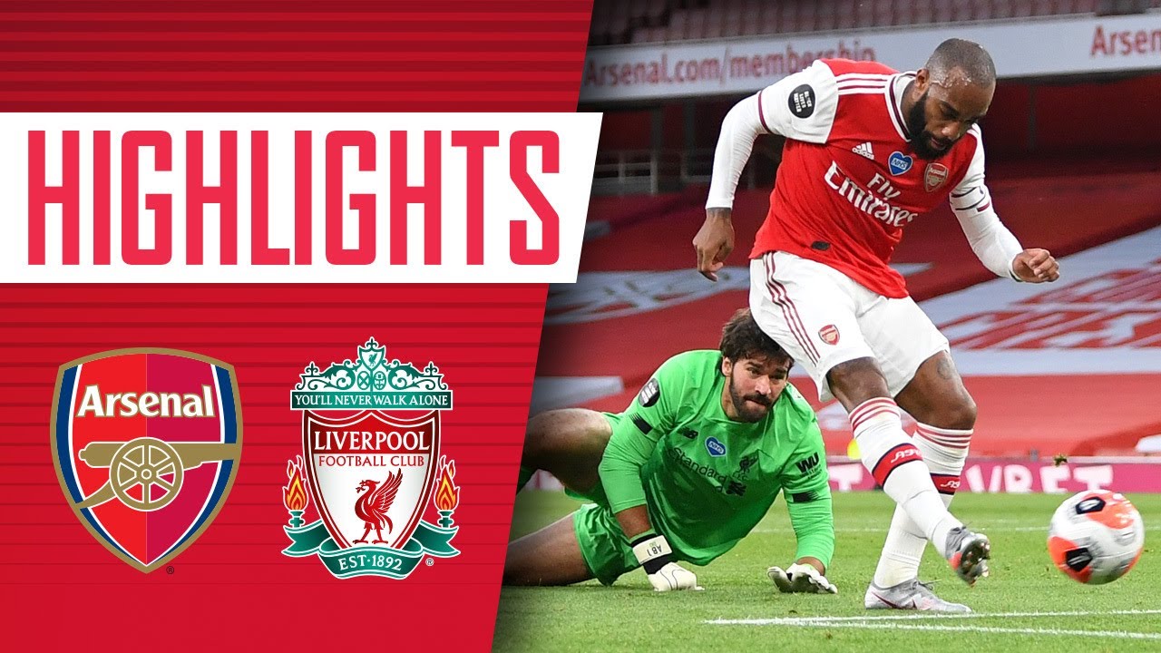 HIGHLIGHTS | Arsenal 2-1 Liverpool | Premier League | Lacazette, Nelson, Mane background