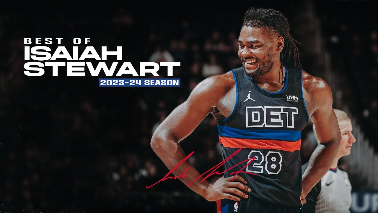 2023-24 Season Highlights: Isaiah Stewart background