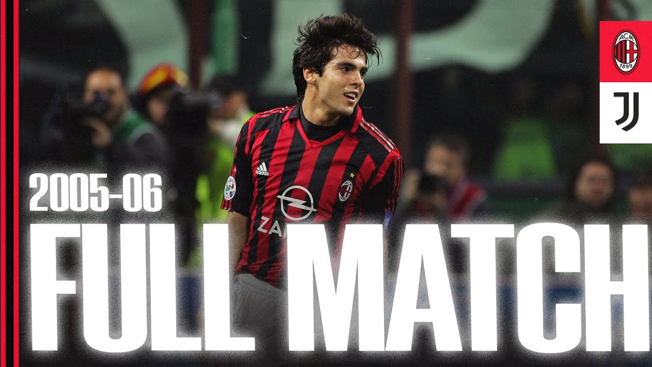 Kaká Seedorf Pirlo | AC Milan 3-1 Juventus | Full Match | 2005/06 background