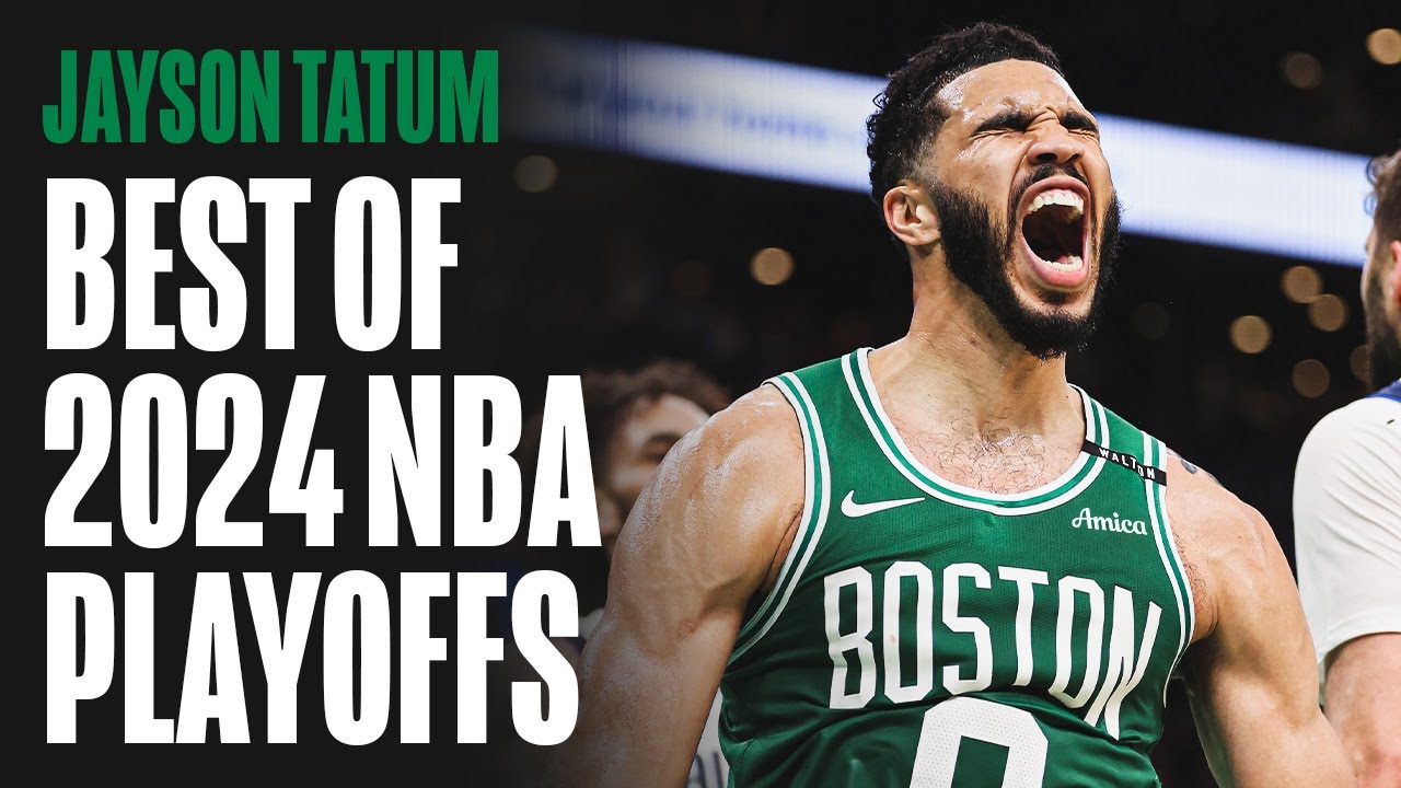 Jayson Tatum: Best of 2024 NBA Playoffs background