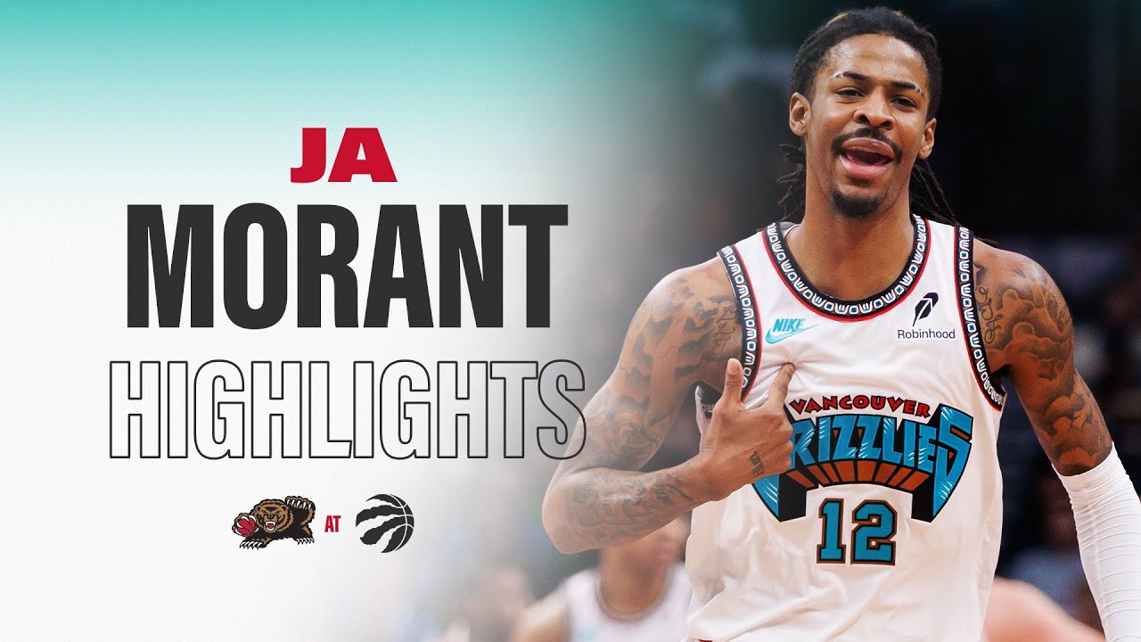 Ja Morant Highlights vs Toronto Raptors background