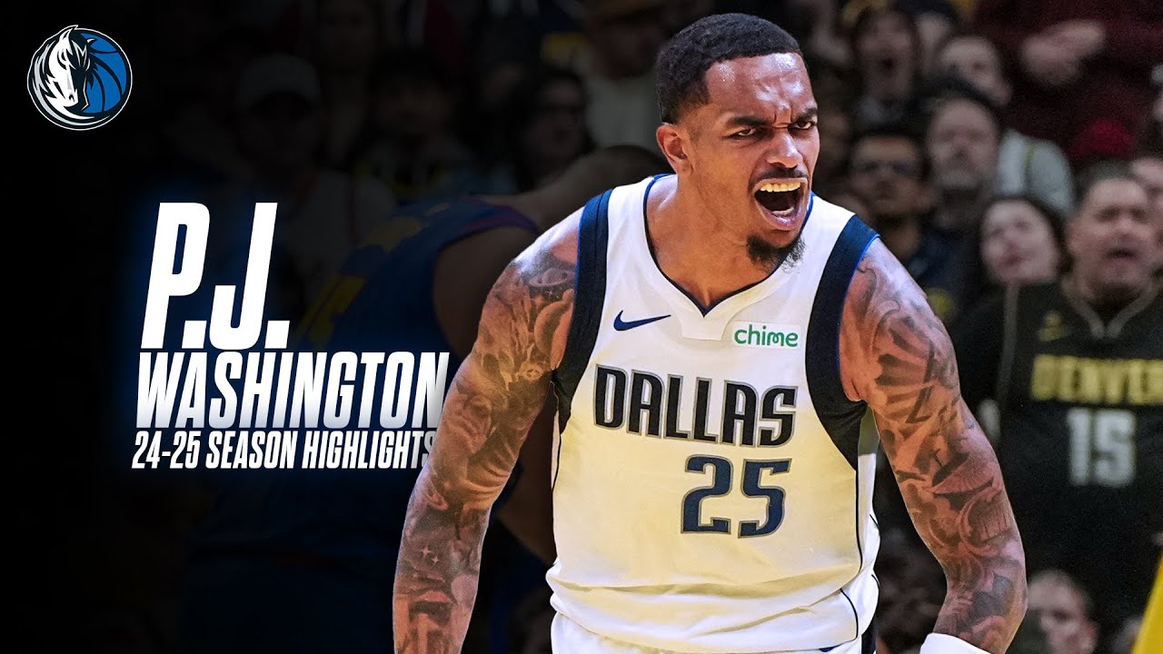 P.J. Washington 2024-25 Full Season Highlights background
