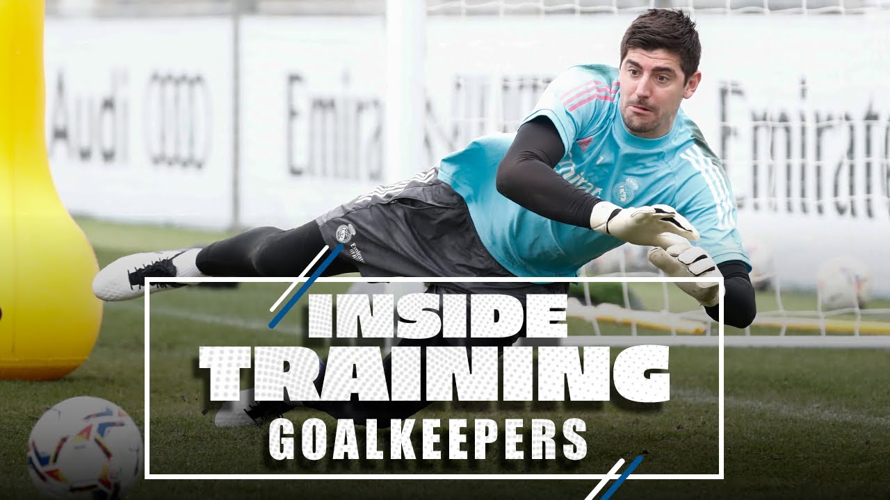 Train like a Real Madrid goalkeeper! | Courtois, Lunin & Altube background