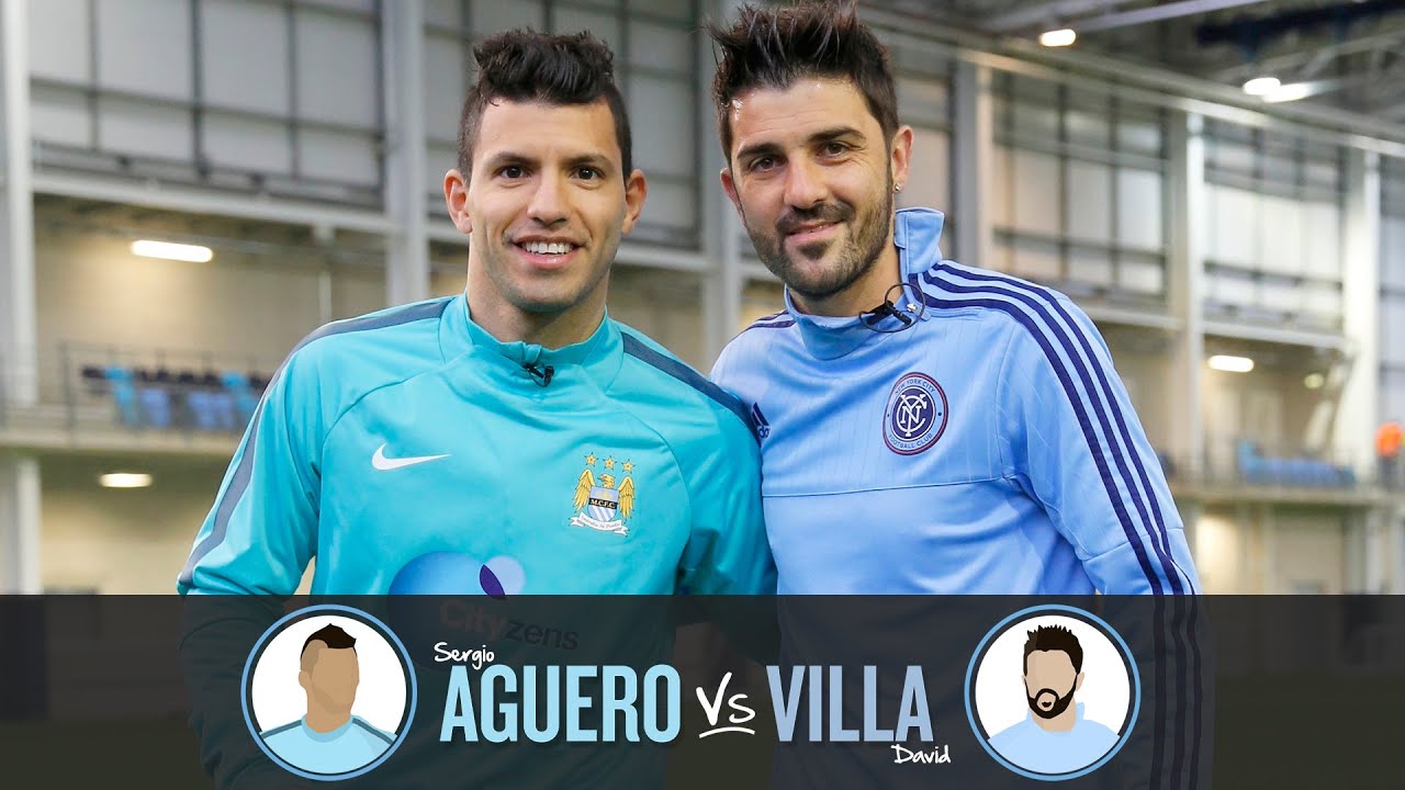 Crossbar Challenge | AGUERO v VILLA | Challenge 2 background