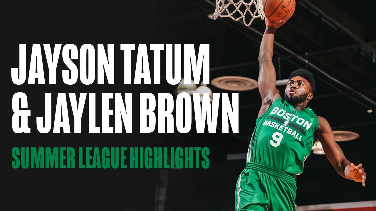 Best of Jayson Tatum and Jaylen Brown from NBA Summer League βοΈβοΈ