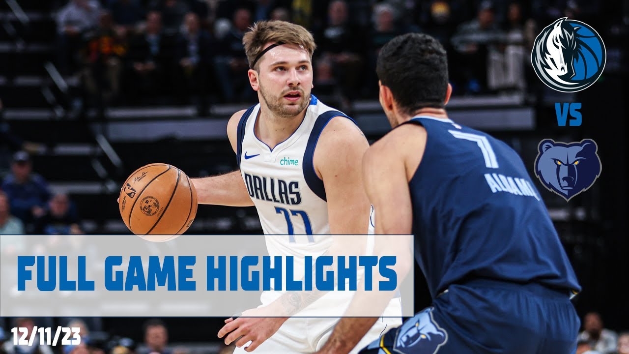 Luka Doncic (35 points) Highlights vs. Memphis Grizzlies | 12/11/23