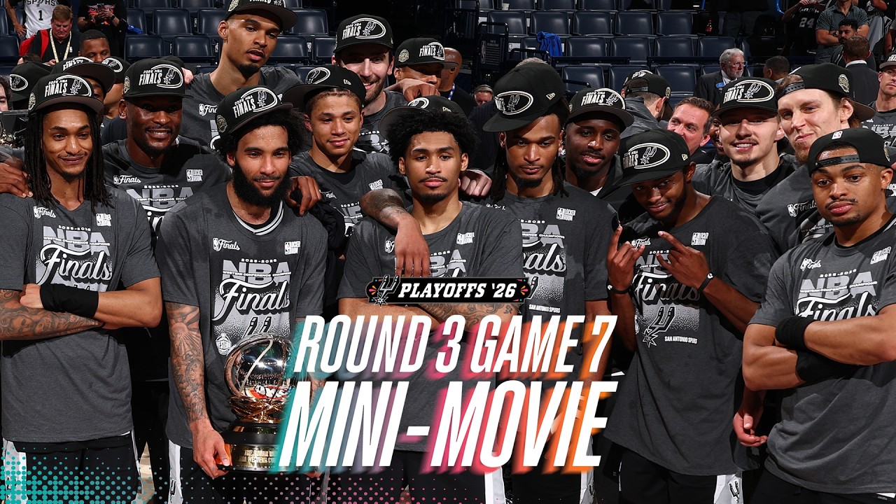 SPURS WIN WESTERN CONFERENCE FINALS - Playoffs Round 3 Game 7 Mini-Movie