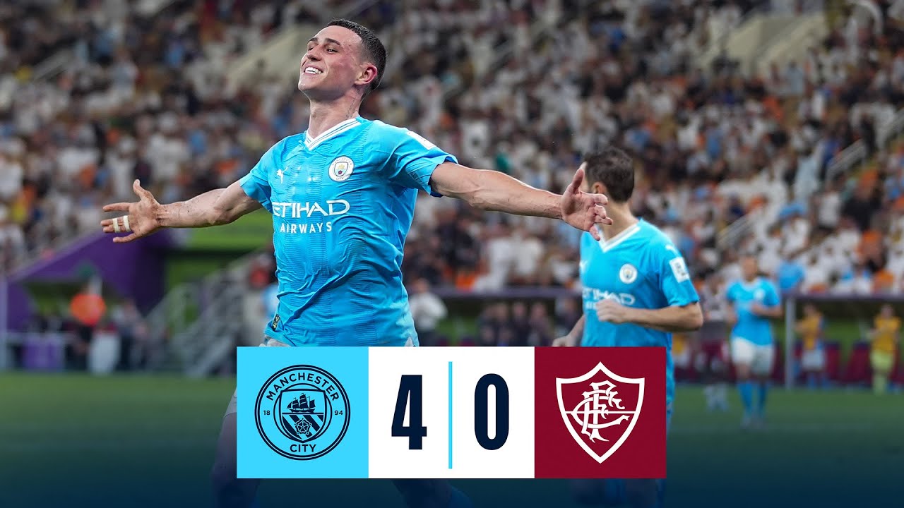 HIGHLIGHTS! | MAN CITY 4-0 FLUMINENSE | FIFA Club World Cup | CITY ARE CLUB WORLD CUP CHAMPIONS! background