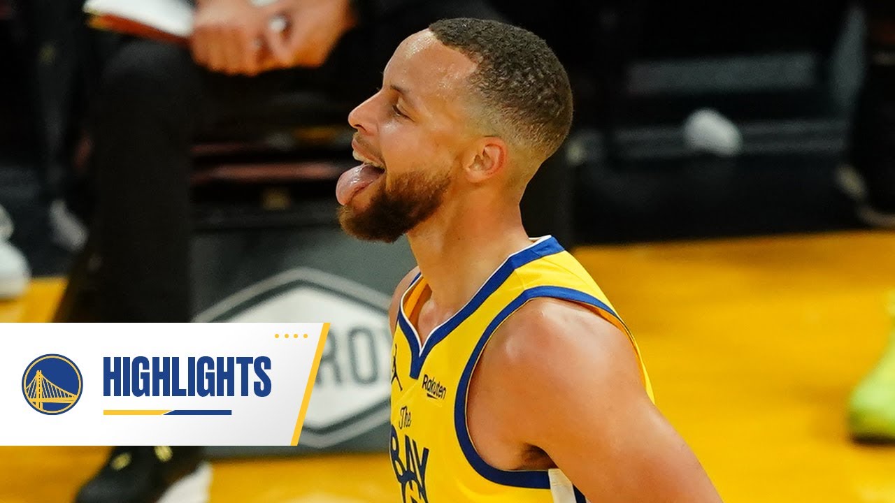 Stephen Curry Puts on a Show on Warriors Ground | April 25, 2021 background
