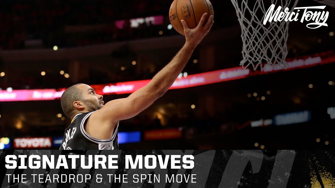 Tony Parker: The Secret to His UNSTOPPABLE Teardrop & Spin Move background