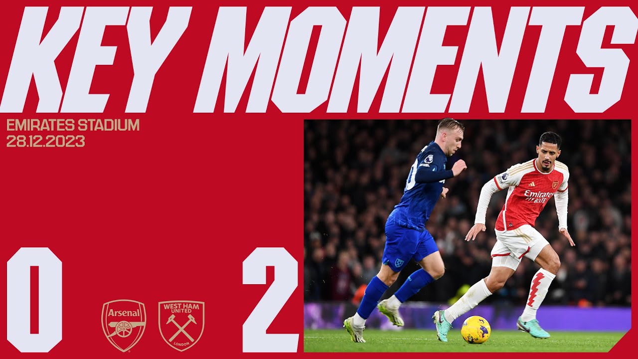 HIGHLIGHTS | Arsenal vs West Ham United (0-2) | Premier League background