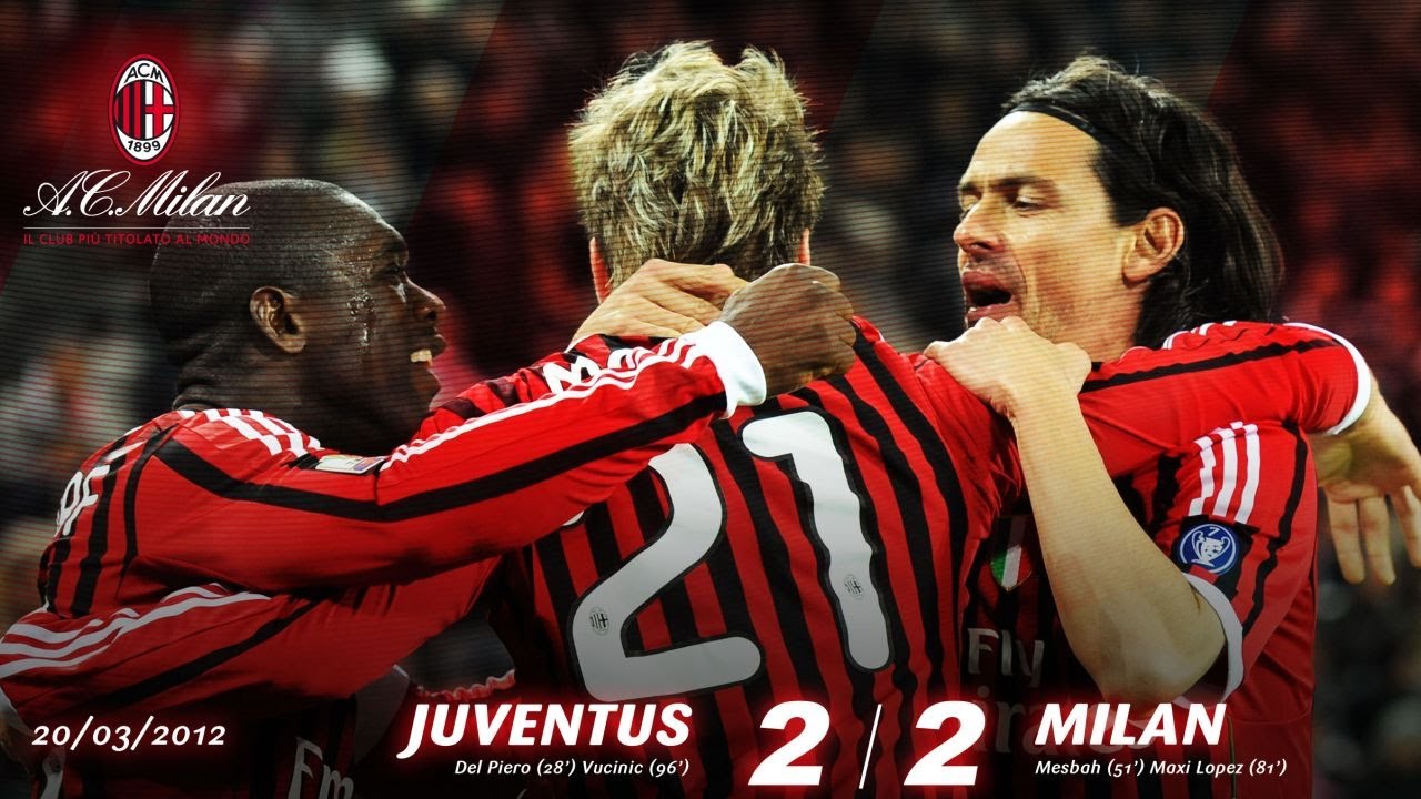 Juventus-Milan 2-2 background