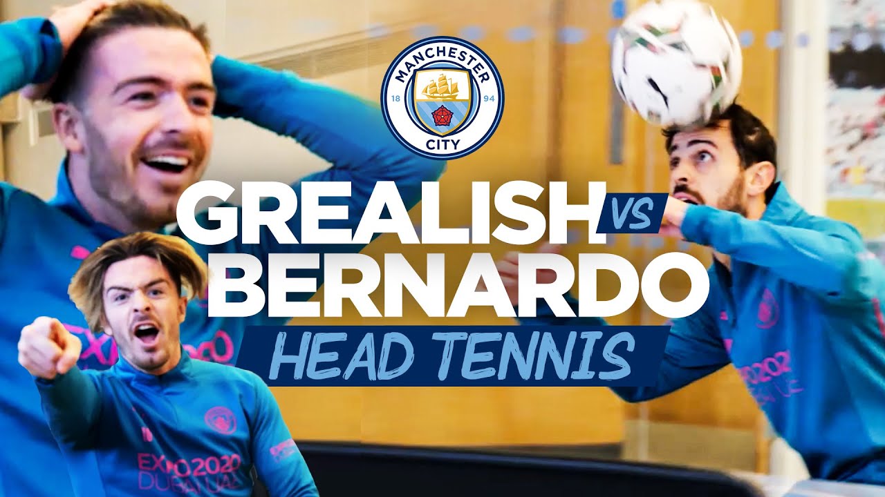 JACK GREALISH vs BERNARDO SILVA at Football Tennis! | DO NOT MISS THIS! | VAR Controversy background