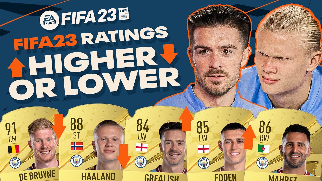 MAN CITY FIFA 23 RATINGS! | “If it’s higher, I will leave” 👀😂 " | Grealish, Haaland, Ake & Palmer! background