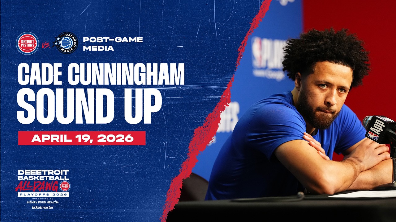 Post-Game Press Conference: Cade Cunningham | Pistons vs. Magic | 04.19.26