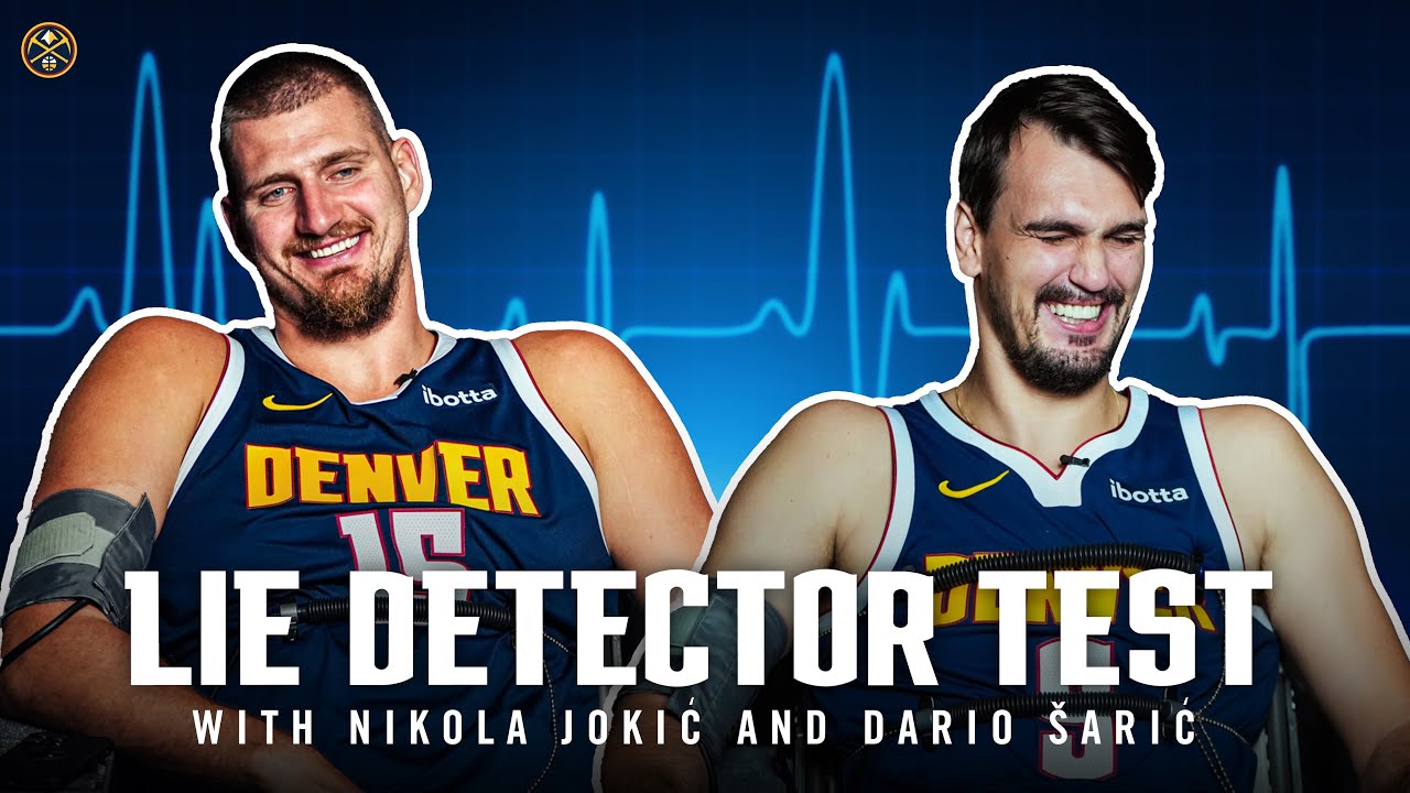 Nikola Jokić and Dario Šarić Take A Lie Detector Test 🫢