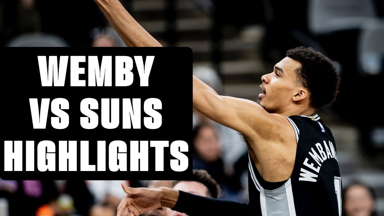 Victor Wembanyama's Highlights vs Phoenix Suns | 3.23.2024 background