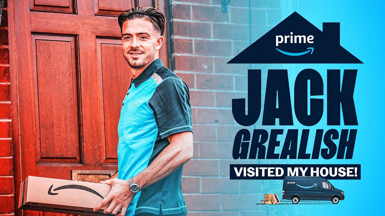 JACK GREALISH CAME TO MY HOUSE! | Watch Man City's Grealish become a delivery person for the day! background
