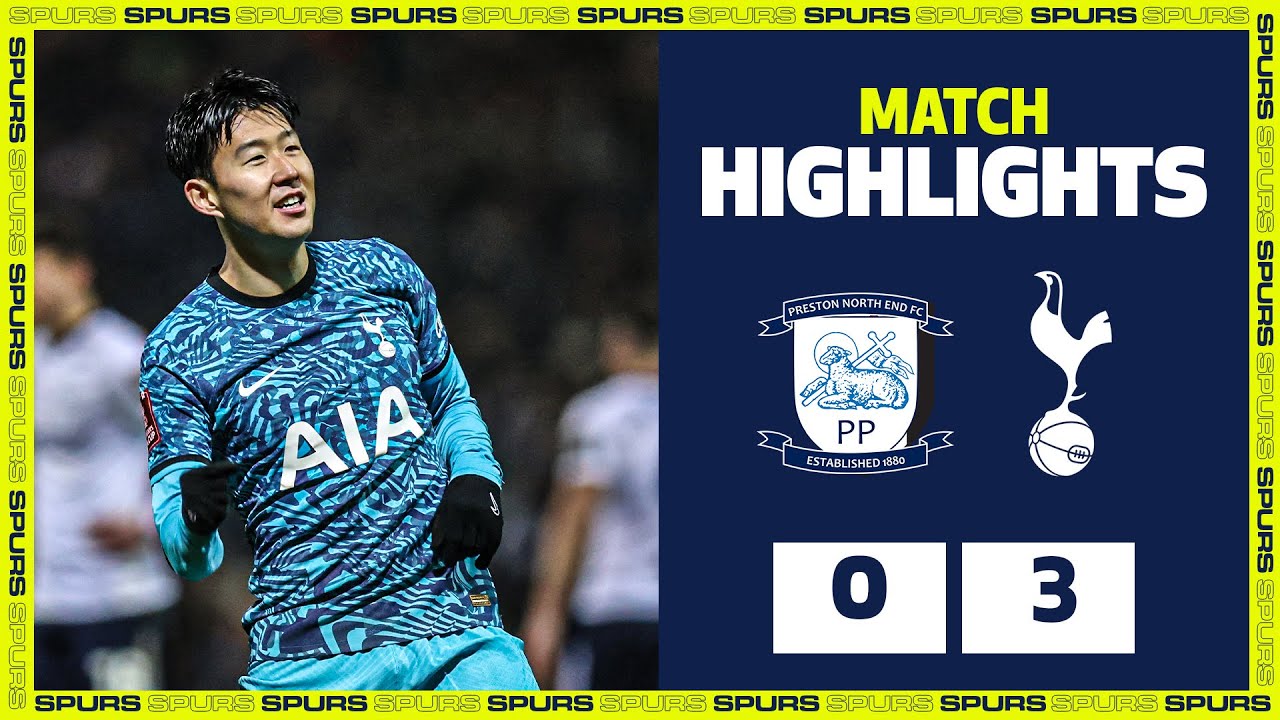 Heung-Min Son DOUBLE and Danjuma DEBUT goal seals win | HIGHLIGHTS | Preston 0-3 Spurs