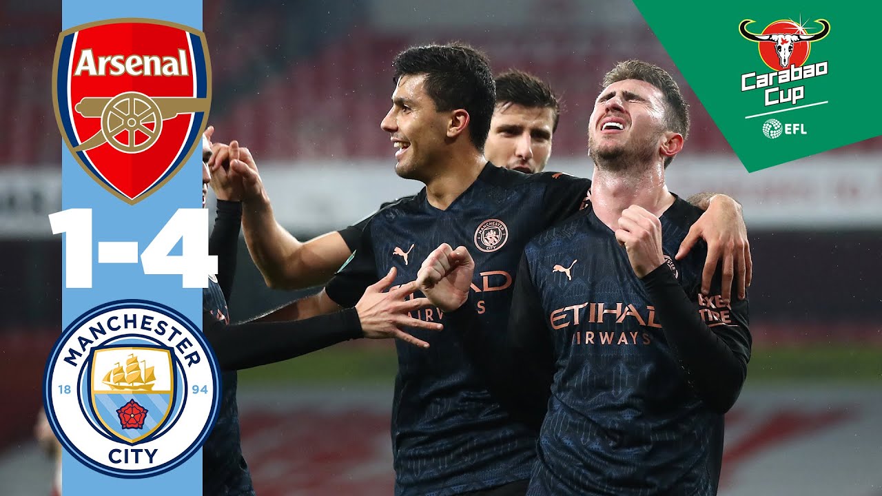 HIGHLIGHTS | ARSENAL 1-4 MAN CITY | CARABAO CUP background
