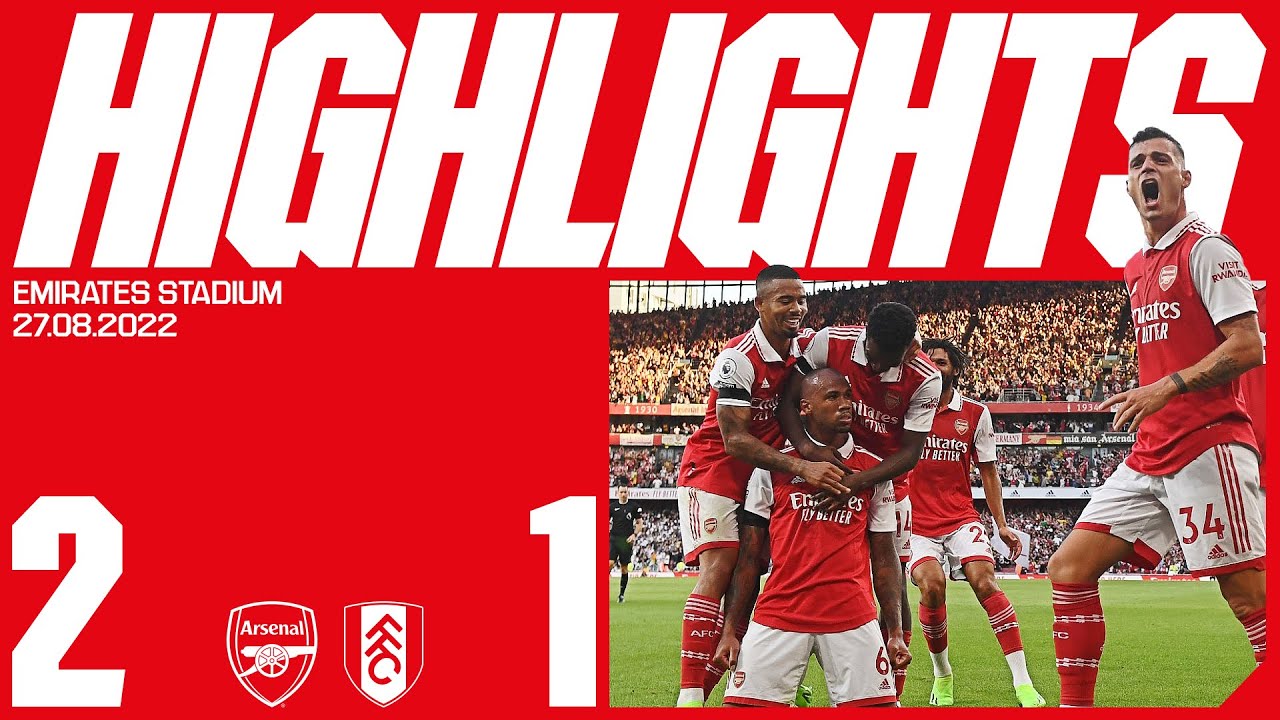 HIGHLIGHTS | Arsenal vs Fulham (2-1) | Odegaard and Gabriel make it four wins from four!