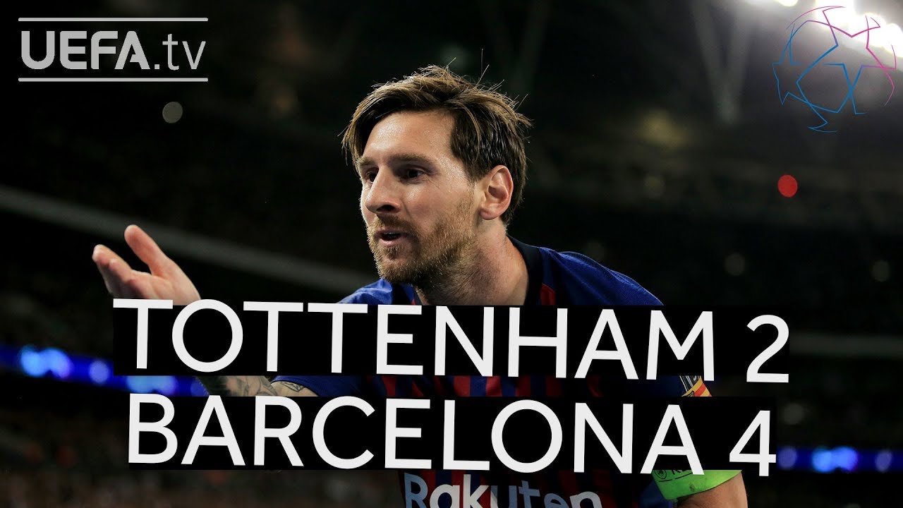 TOTTENHAM 2-4 BARCELONA #UCL HIGHLIGHTS background