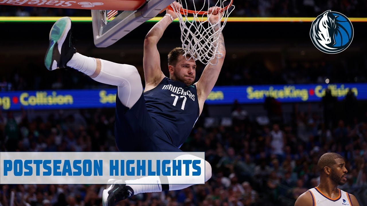 Luka Doncic Full 2021-22 Postseason Highlights background
